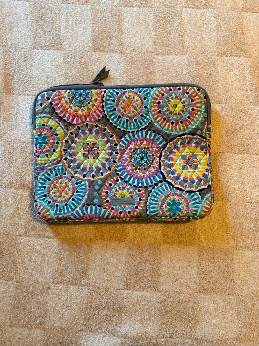 Vera Bradley Multicolor Medallion Quilted Tablet Sleeve